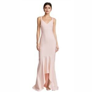 Cinq a Sept Pink Sade Gown Evening Bridesmaid Dress Size 2